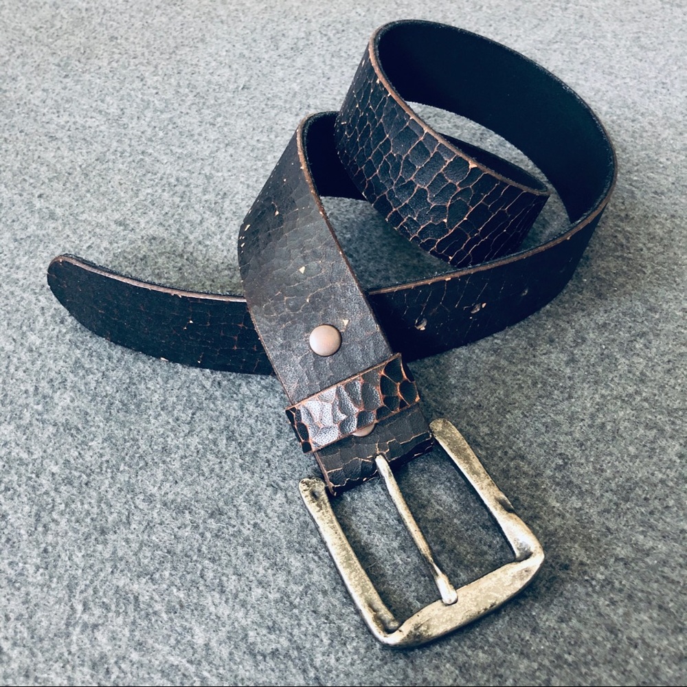 Bill Adler Leather Belt, Size 32